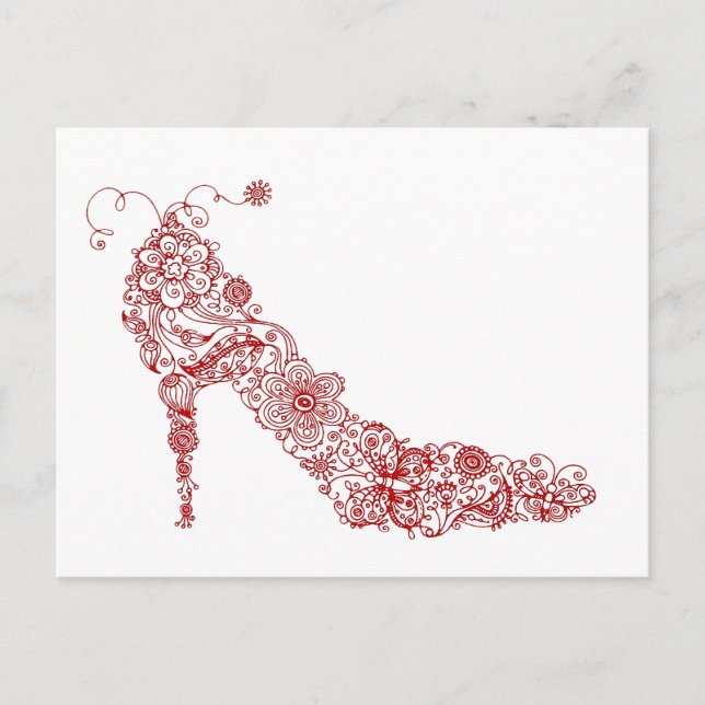 Chic Shoe ~ Carte postale (Devant)