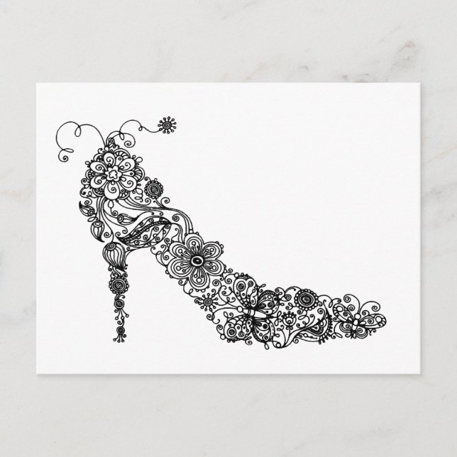 Chic Shoe ~ Carte postale (Devant)