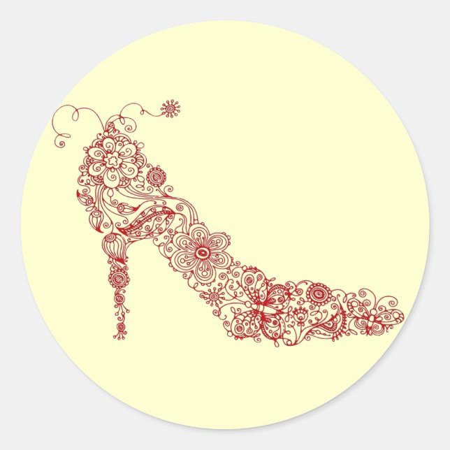 Chic Shoe ~ Stickers (Devant)