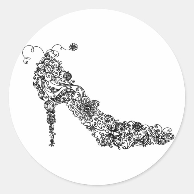 Chic Shoe ~ Stickers (Devant)