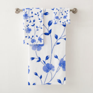 Chic Sky Blue Daisy Floral 