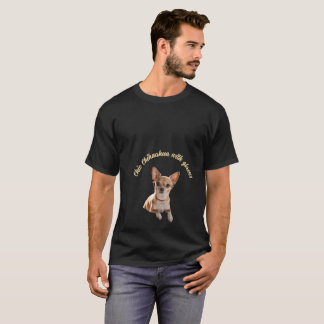 Chic T-shirt Chihuahua avec lunettes
