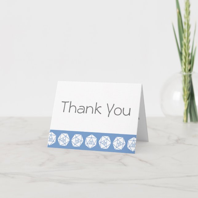 Chic tabletop dans le Carte de remerciements Periw (Devant)