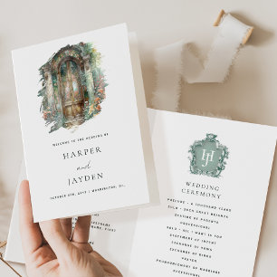 Chic Terrain intemporel, Vert, Blush Wedding Progr
