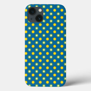 Chic Vert Jaune Pois Coque-Mate coque ipad