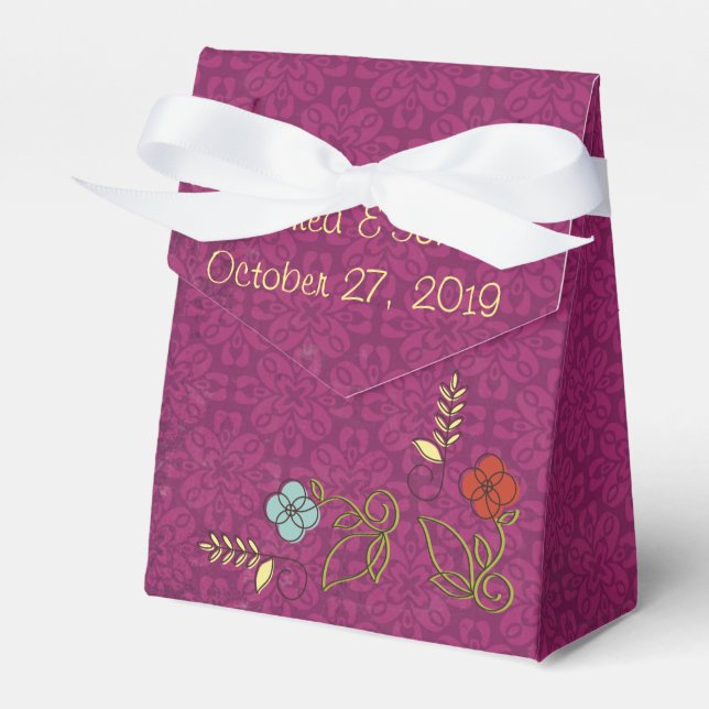 Chic Vintage violet Ballotins (Verso)