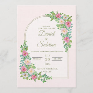 Chic Wedding Invitation | Modern Elegant Ceremony 