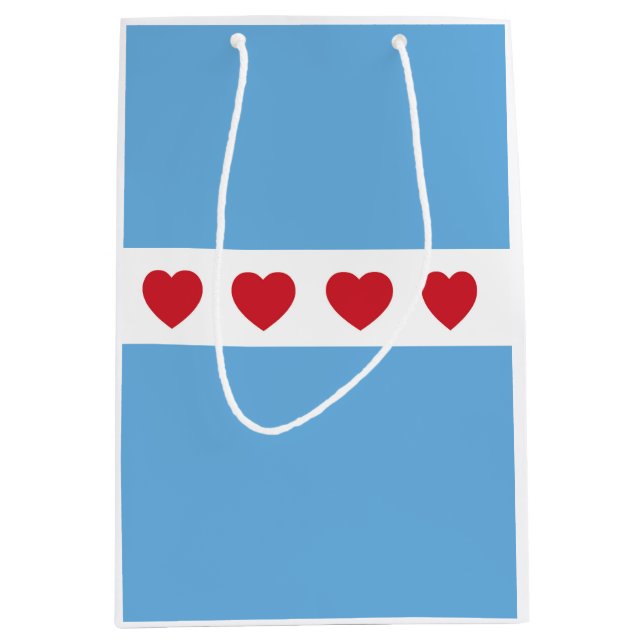 Chicago Amour | Sac Cadeau | Moyen (Devant)