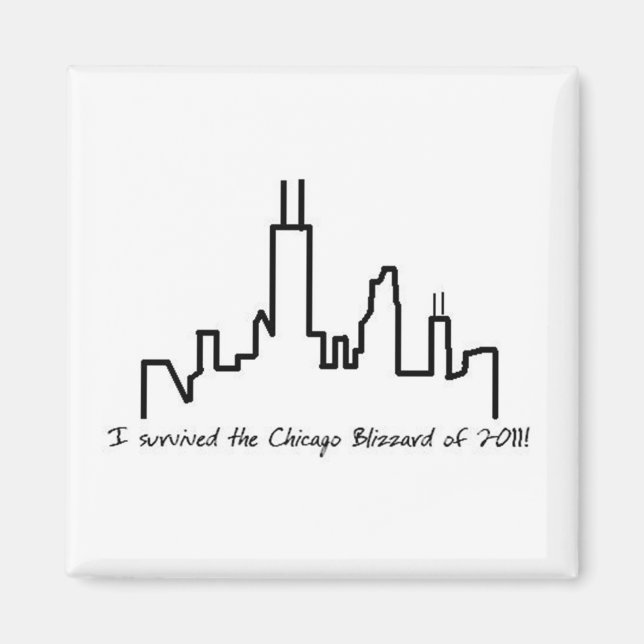 Chicago Blizzard 2011 - Magnet (Devant)