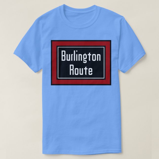 Chicago Burlington et Quincy Railroad TShirt (Design devant)