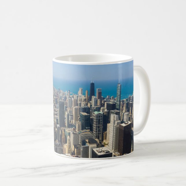 Chicago De Coffee Mug Au-Dessus (Devant droit)