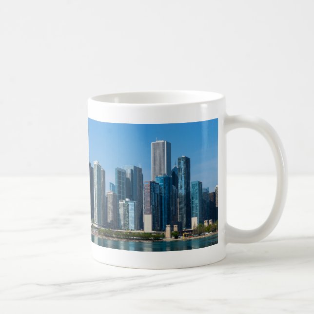 Chicago gratte-ciels café Mug (Droite)