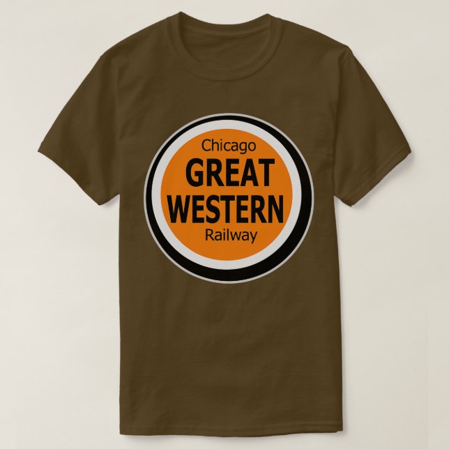 Chicago Great Western Railway 2 TShirt (Design devant)