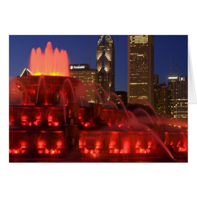 Chicago, Illinois, fontaine Buckingham (Devant horizontal)