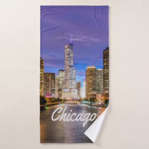 Chicago Illinos City La Nuit