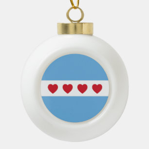 Chicago Love Ornement Noël