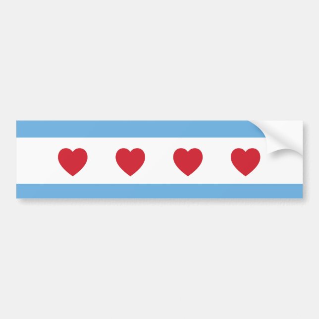 Chicago Love | Sticker pare-chocs (Devant)