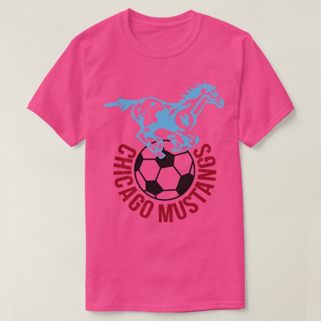 Chicago Mustangs Vintage TShirt 1967 (Design devant)