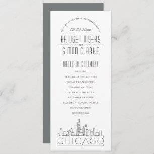 Chicago Programme Moderne de Mariage Déco