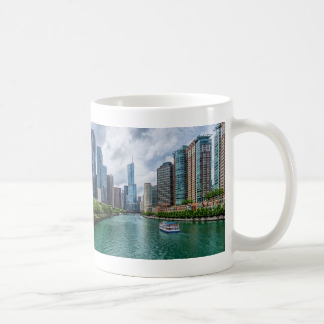 Chicago River et Trump Tower Coffee Mug (Droite)