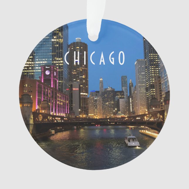 Chicago River la nuit (devant)