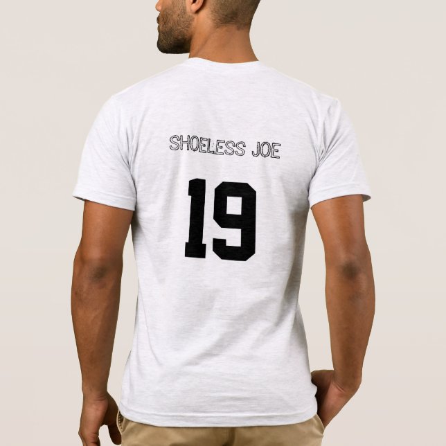 CHICAGO SHOELESS JOE JERSEY T-SHIRT #19 (Dos)