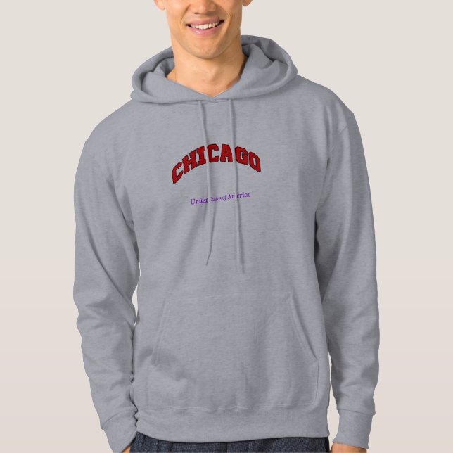 Chicago Sweat - shirt à capuche des États-Unis d'A (Devant)