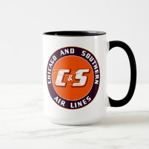 Chicago vintage et tasse du sud de lignes