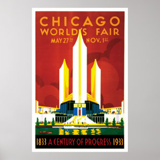Chicago World's Fair 1933 Poster