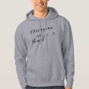 Chicagoan Au Coeur Sweat - shirt à capuche, Chicag