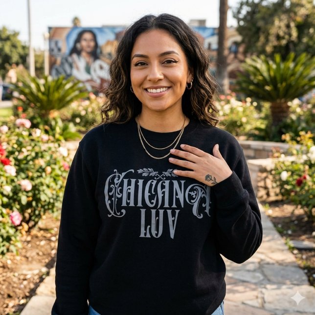 Chicana Love Sweatshirt | Fierté latine  (Chicana Love Sweatshirt | Latina Pride)