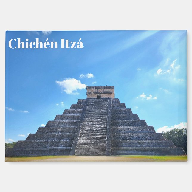 Chichén Itzá Mexico Souvenir Magnet (Recto)