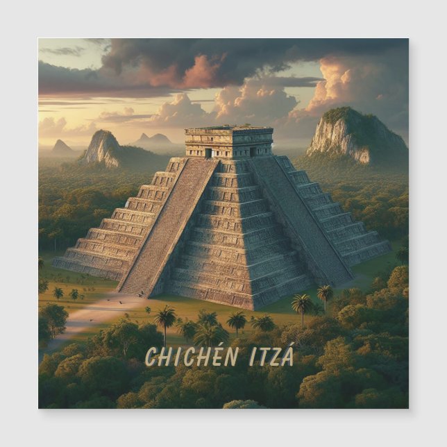 Chichén Itzá Yucatá Mexique Paysage Voyage (Devant)