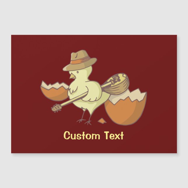 Chick de Pâques avec Bouzouki (Devant)