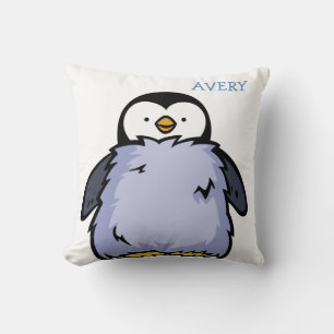 Chick de pingouin personnalisé Gros coussin