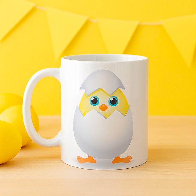 Chick Hatching Yellow Chicken Mug (Créateur téléchargé)