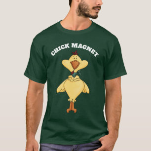 Chick Magnet Hommes simple T-shirt noir