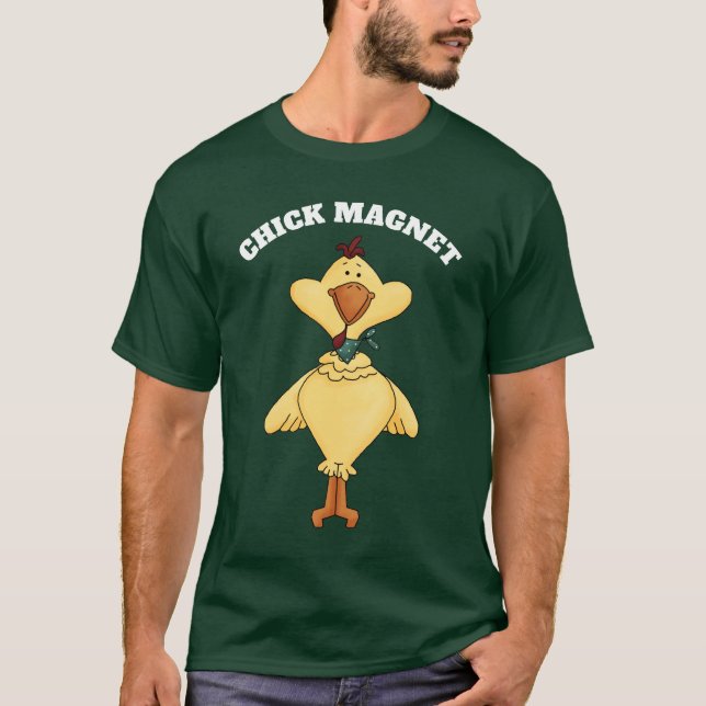 Chick Magnet Hommes simple T-shirt noir (Devant)