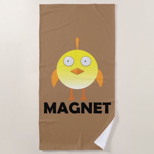 Chick Magnet - Serviette de plage (Devant)