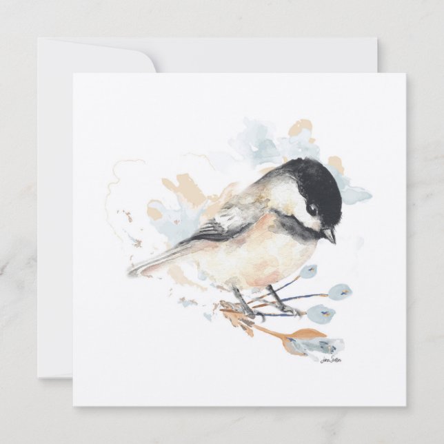 Chickadee Bird Art (Devant)