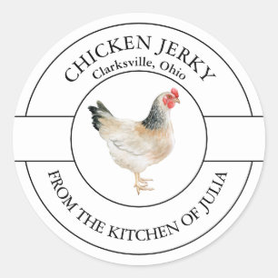 Chicken Jerky Étiquette
