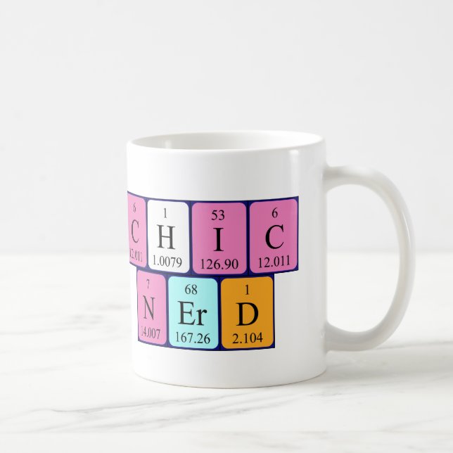 ChicNerd phrase de tableau périodique mug (Droite)