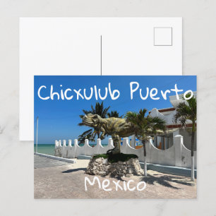 Chicxulub Puerto, Mexique - Carte Postale Standard