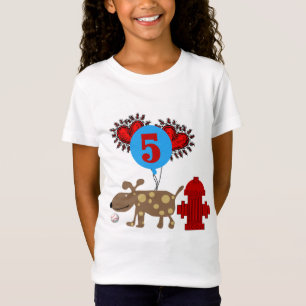Chien 5e anniversaire tshirts et cadeaux