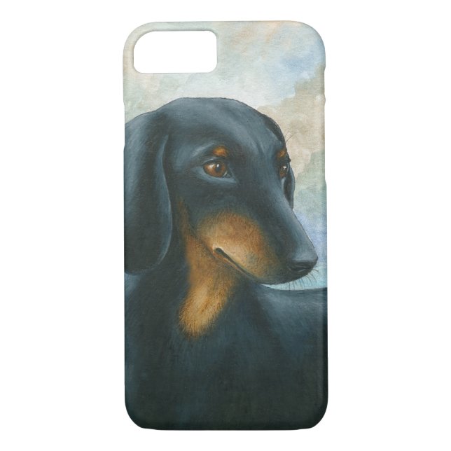Chien 90 Coque Dachshund pour iPhone 7 (Dos)