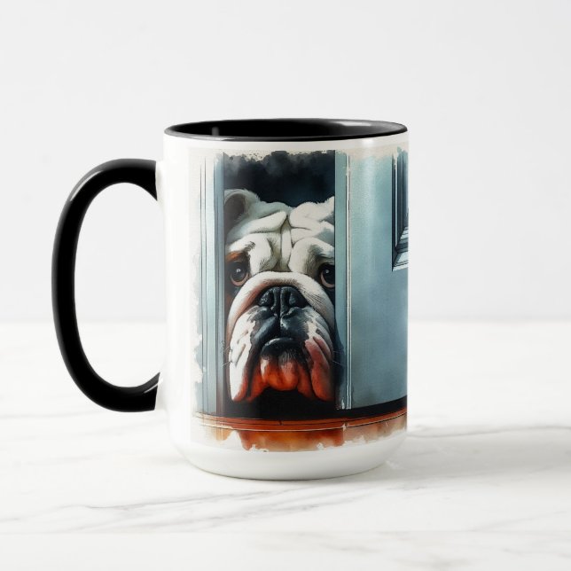 Chien À Balles Anglais Me Fais-Moi ! Café Mug (Gauche)