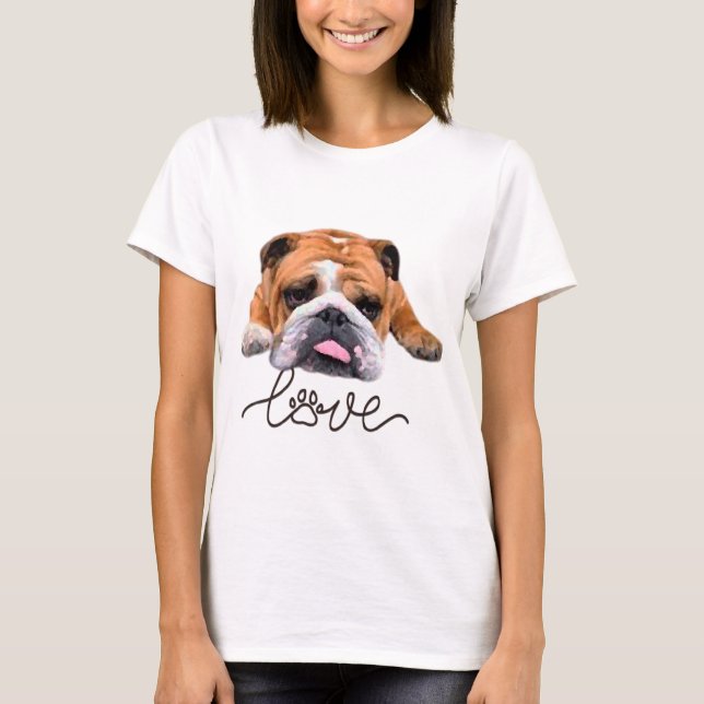 Chien à bulles, illustration T-shirt (Devant)