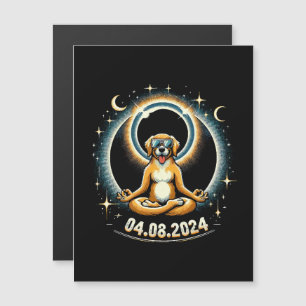 Chien à éclipse solaire 2024