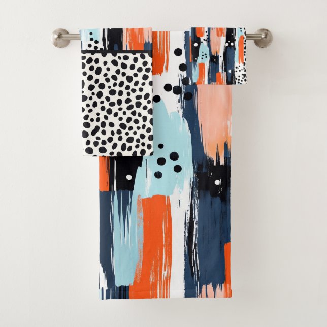 Chien Abstrait moderne Dalmatien Motif Abstrait (En situation)