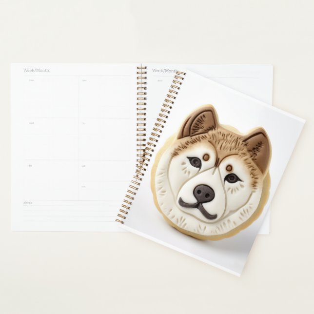 Chien Akita Inspiré 3D (Devant avec enveloppe)